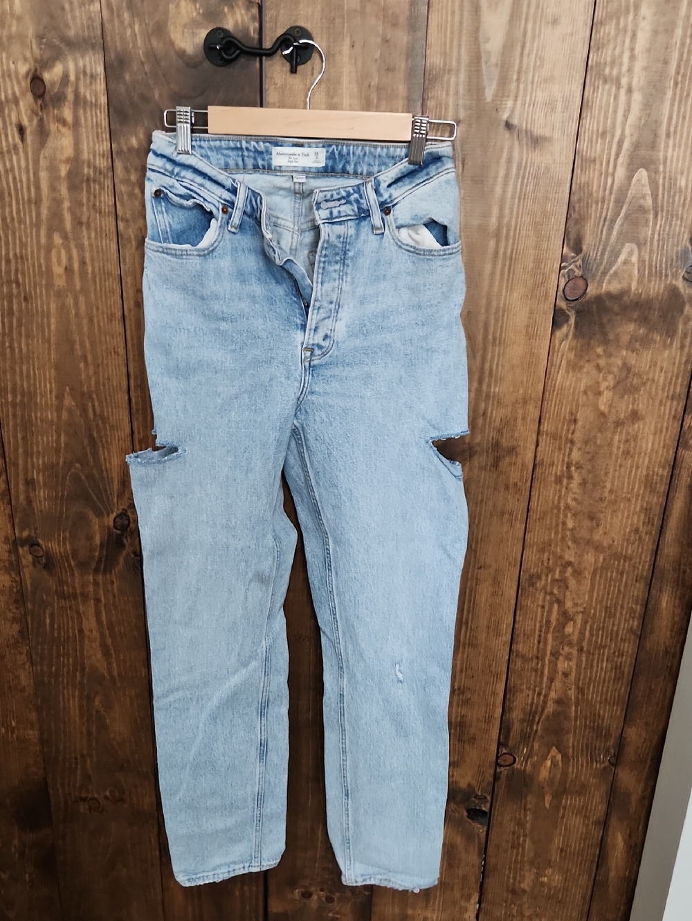 Abercrombie & Fitch Curve Love Dad Jeans